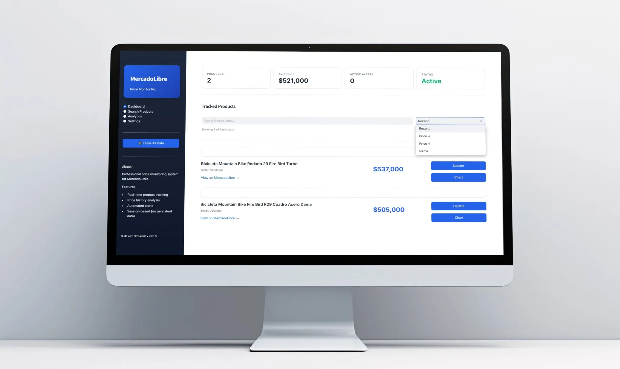 MercadoLibre Price Monitor
