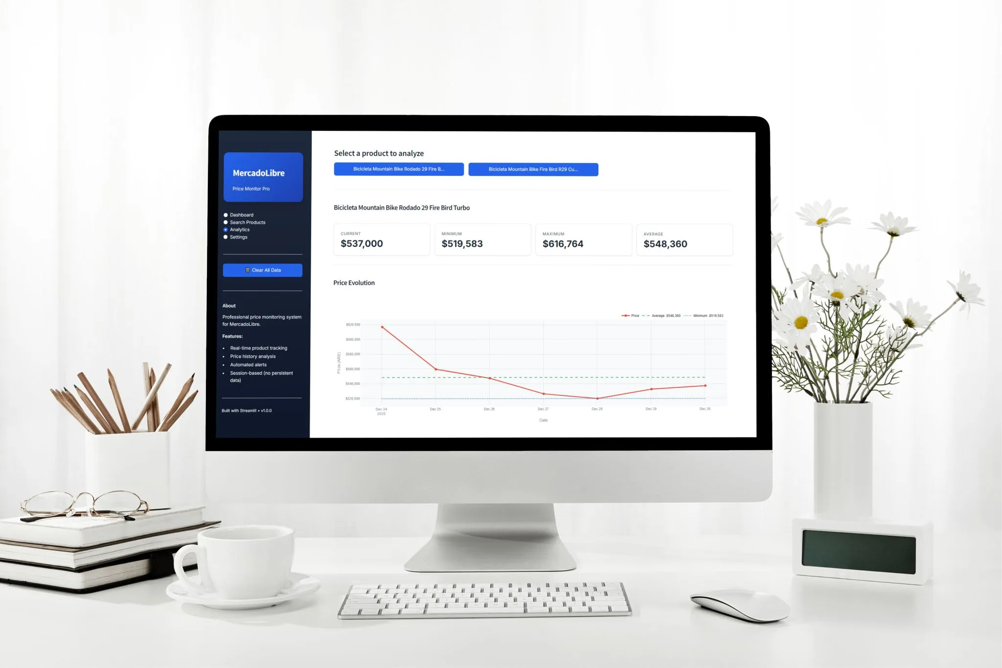 MercadoLibre Price Monitor - 3