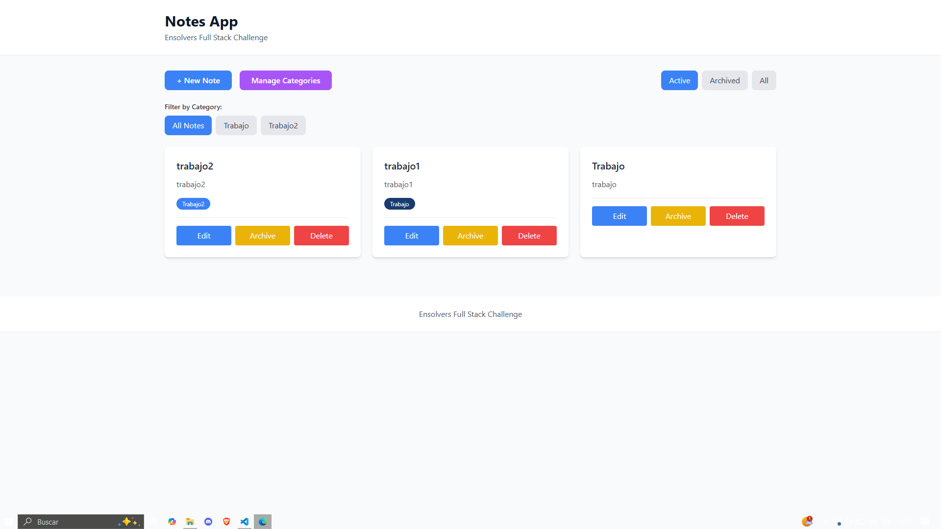Notes App